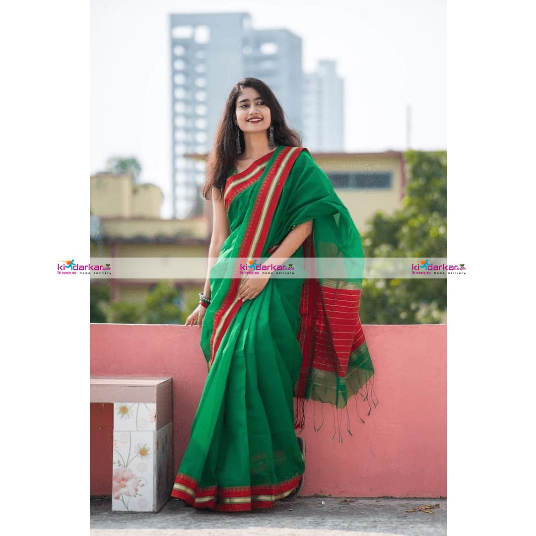 Bijoy Tangail Half Silk Saree