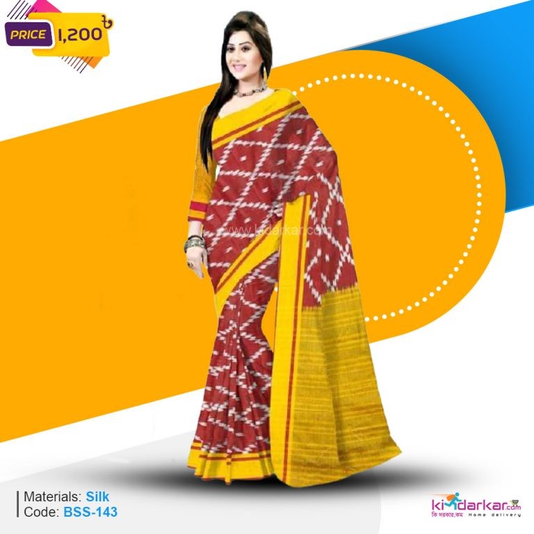 Tangail Silk Saree ( BSS-143)