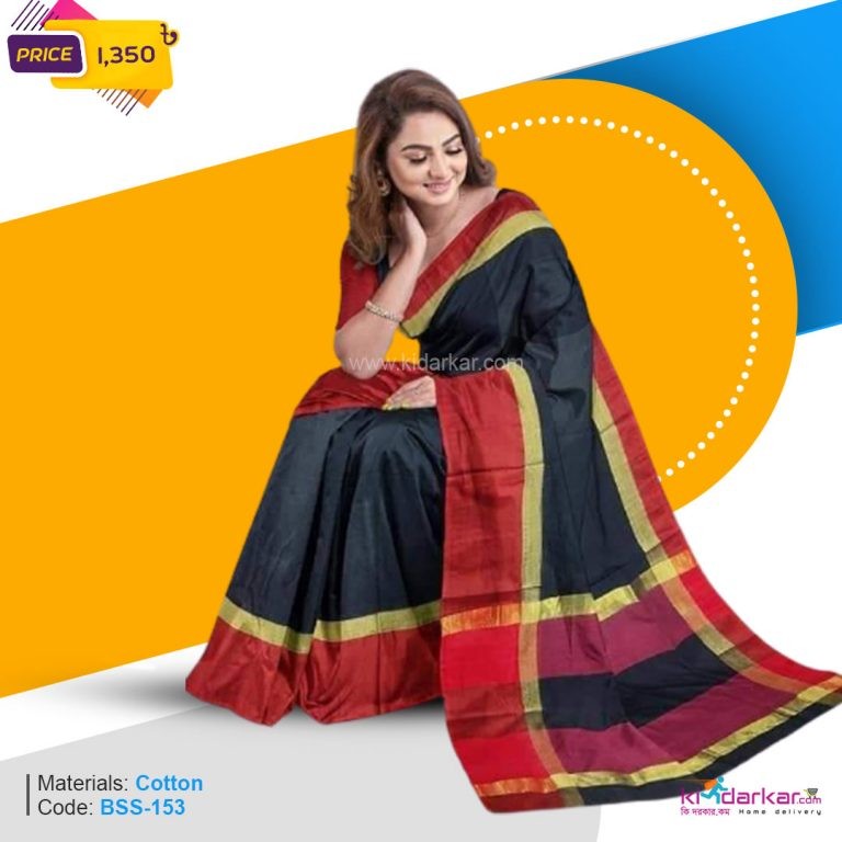 Tangail Cotton Saree (BSS-153)