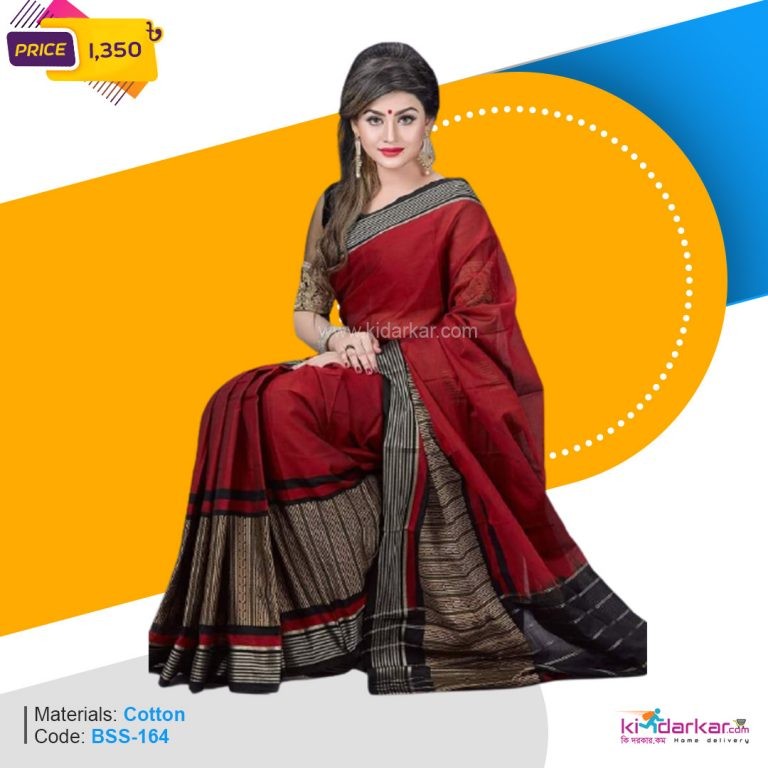 Tangail Cotton Saree (BSS-164)